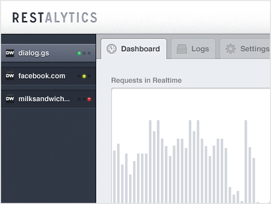 RESTalytics dashboard