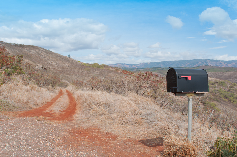 Mailbox on Waimea Canyon Drive